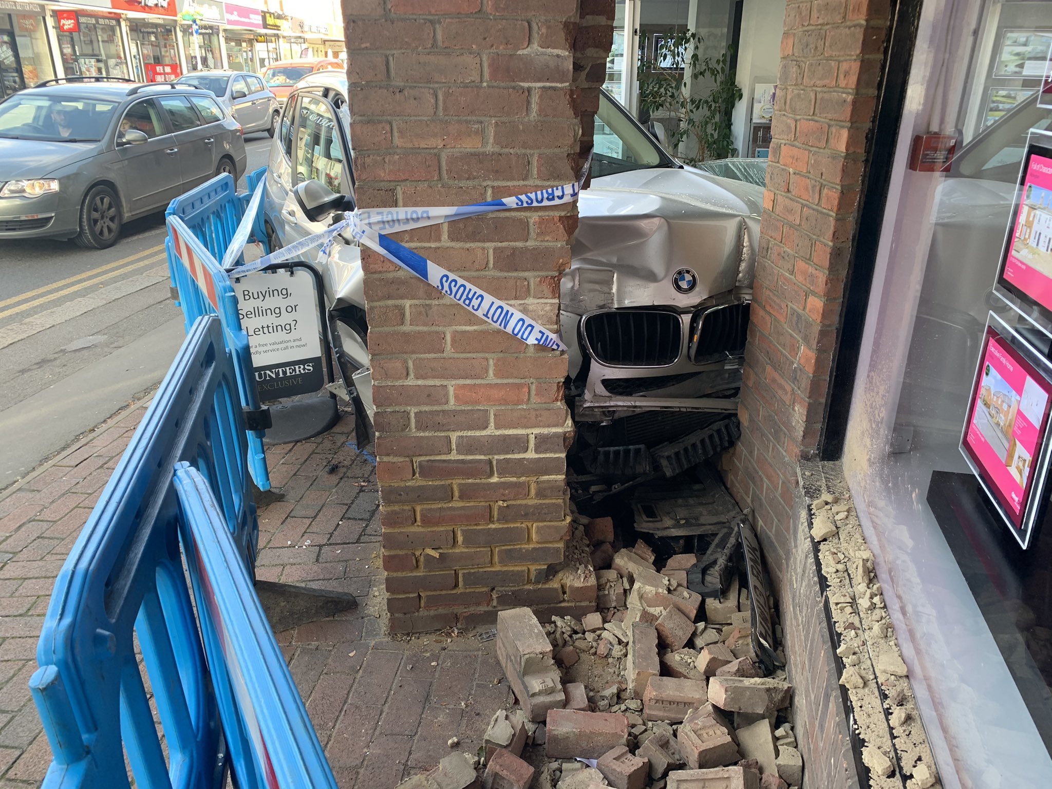 A number of incidents where cars have crashed into shops in Wokingham has led residents to question what can be done to prevent this from happening again